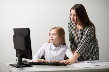 people work in the office