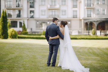 Fototapeta na wymiar wedding couple