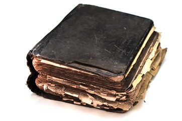 old shabby antique book 
