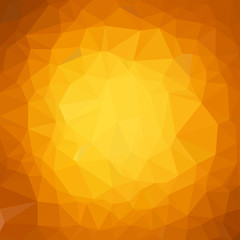 yellow background, steep texture of breaking glass, falling leaves