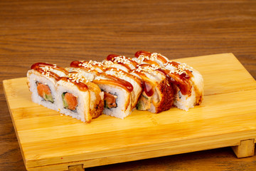 Tasty teriyaki rolls