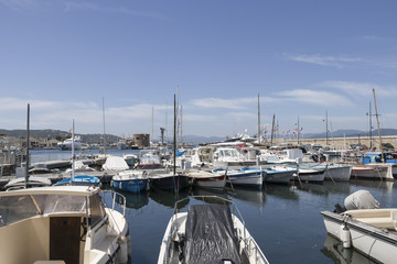 Fototapeta premium Hafen mit Boote
