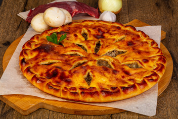 Homemade Ossetian pie