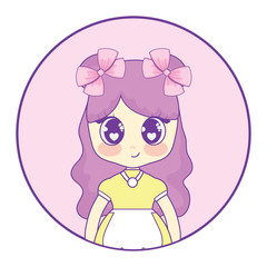 cute asian girl design