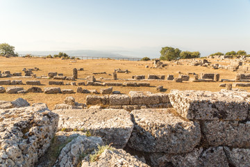 cassope ancient in the village kamarina, preveza perfecture Greece