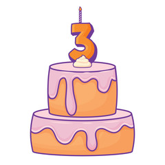 Birthday cake design