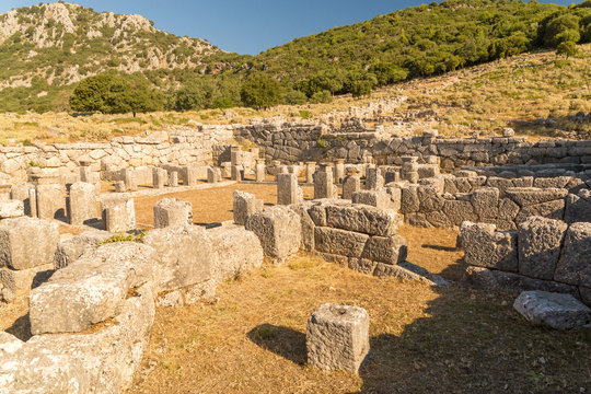 cassope ancient in the village kamarina, preveza perfecture Greece