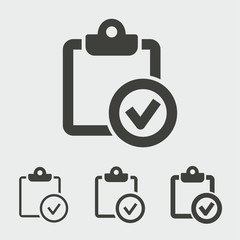 Survey vector icon.