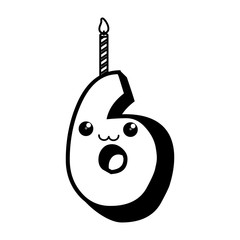 birthday number icon