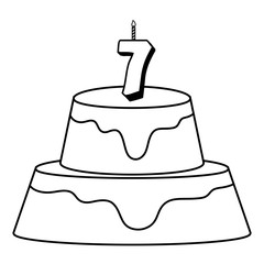 Birthday cake design