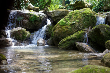 Big Kaverzinskiy waterfall, Goryachiy Klyuch