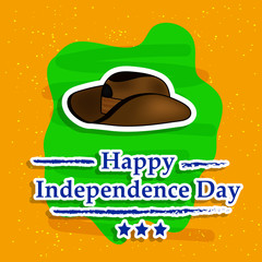 Illustration of background for Indian Independence Day