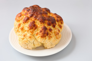 Überbackener Blumenkohl