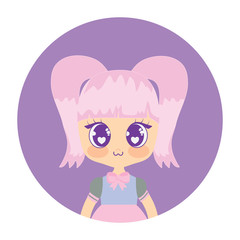 cute asian girl design