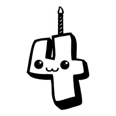 birthday number icon