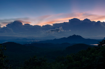 Sunset at Mae Moh.