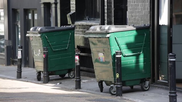 Large Rubbish containers in London