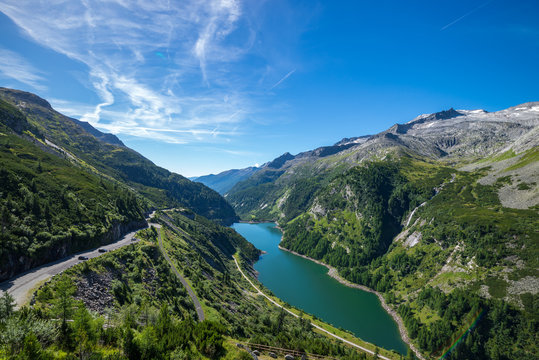 Blick auf Stausee Maltatal