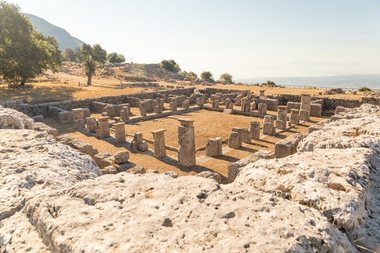 cassope ancient in the village kamarina, preveza perfecture Greece