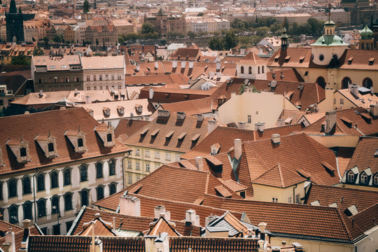 Vue panoramique Prague