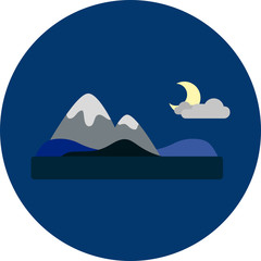 Mountain Icon Design