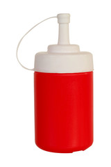 ketchup bottle isolated on a white background