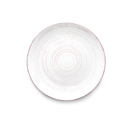 Fototapeta na wymiar Clean plate on white background