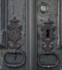 Détail de porte à Bragança, Trás Os Montes, Portugal
