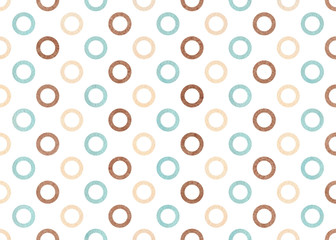 Watercolor circles pattern.