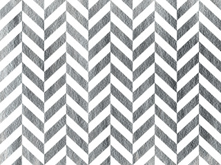 Silver painted stripes background, chevron.