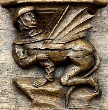 Mis&eacute;ricorde de la Grote Kerk &agrave; Breda, Brabant, Pays-Bas