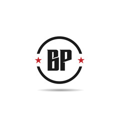 Initial Letter BP Logo Template Design