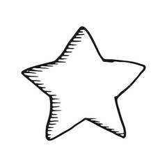 star icon. isolated on white background