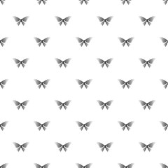 Butterfly with rhombus on wings icon in simple style isolated on white background. Insect symbol