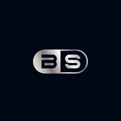 Initial Letter BS Logo Template Design