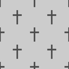 chriistian cross icon illustration vector