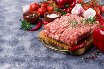 Raw minced meat