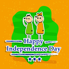 Illustration of background for Indian Independence Day