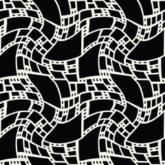 abstract seamless geometric vector square pattern