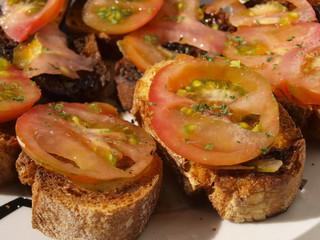 Tostadas tomate