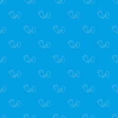 Wall lamp pattern vector seamless blue repeat for any use