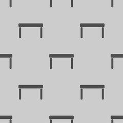 table vector icon seamless pattern