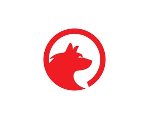 Wolf Logo Template