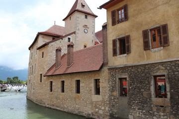 French village buildings