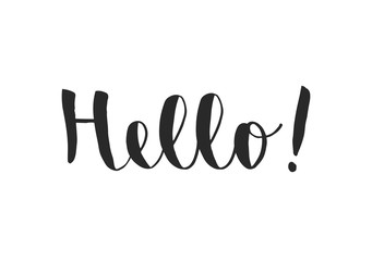 Fototapeta premium Hello