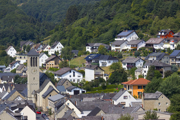 View of Rieden in Eifel region, North Rhine Westfalia, Germany