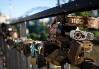  lock love lock bridge of love