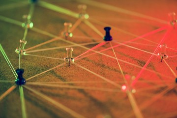 Internet network connecting system simulated