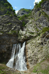 Fototapeta na wymiar The Gega waterfall, the Republic of Abkhazia