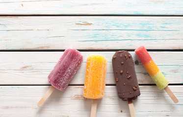 Assorted popsicles